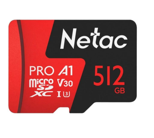 Карта памяти NeTac P500 Extreme Pro MicroSDXC 512GB V30/A1/C10 up to 100MB/s Карта памяти NeTac P500 Extreme Pro MicroSDXC 512GB V30/A1/C10 up to 100MB/s