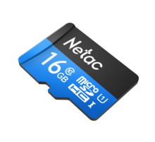 Карта памяти Netac MicroSD card P500 Standard 16GB, retail version w/SD adapter