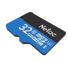 Карта памяти Netac MicroSD card P500 Standard 32GB, retail version w/SD adapter