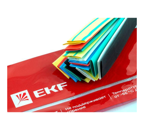 Трубка термоусаживаемая ТУТ нг 10/5 (7 цветов по 3шт) 100мм PROxima