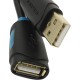 Кабель-удлинитель Vention USB 2.0 AM/AF - 1м Чёрный Кабель-удлинитель Vention USB 2.0 AM/AF - 1 м (CBCBF)