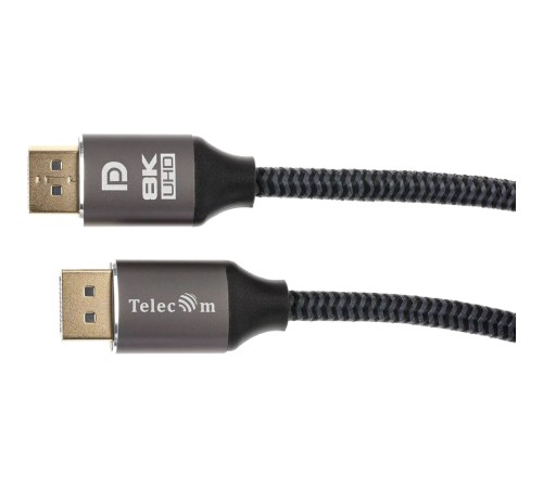 Кабель соединительный DP-DP 1.4V 8K@60Hz 1м, Telecom Pro <TCG750-1M> VCOM Кабель Telecom DisplayPort (m)/DisplayPort (m) - 1 м (TCG750-1M) Кабель соединительный DP-DP 1.4V 8K@60Hz 1м, Telecom Pro <TCG750-1M> VCOM Кабель Telecom DisplayPort (m)/DisplayPort (m) - 1 м (TCG750-1M)