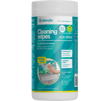 Defender Салфетки для экранов CLN 30322 Optima 100 шт,туба,термобонд Defender CLN 30322 Optima 100 шт, туба, термобонд