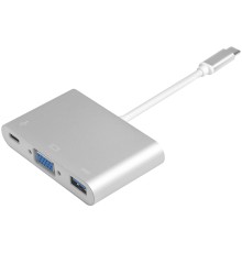 Greenconnect переходник USB Type C -> VGA + USB 3.0 + Type C Greenconnect GCR-AP25