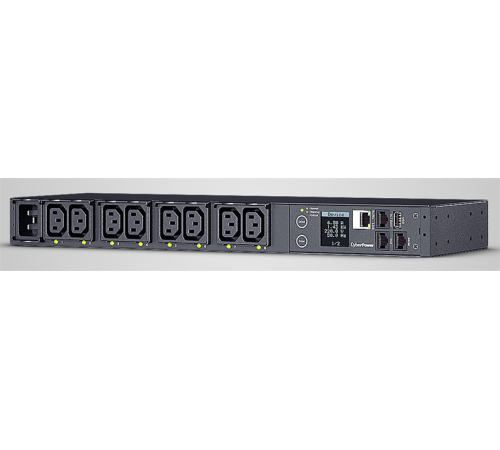 Панель питания распределительная CyberPower PDU PDU41005  (PDU20SWHVIEC8FNET) 1U type, 16Amp, plug IEC 320 C20, (8) IEC 320 C13 (PDU41005)