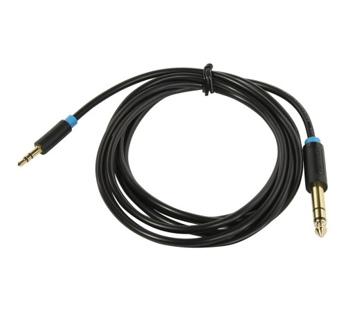 Кабель Vention аудио Jack 6,5 mm M/ 3,5 M - 2 м Кабель Vention jack 6.5 mm(m)/mini jack 3.5 mm(m) - 2 м (BABBH) Кабель Vention аудио Jack 6,5 mm M/ 3,5 M - 2 м Кабель Vention jack 6.5 mm(m)/mini jack 3.5 mm(m) - 2 м (BABBH)