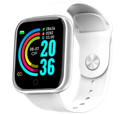 Фитнес-браслет IRBIS Iceline White HS6620C Display: 1.3inch TFT color screen Touch type: single point touch Battery: 150mAh Color White (Iceline_W)