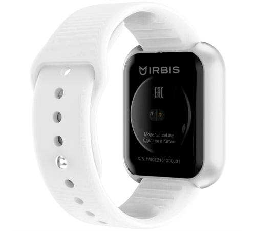 Фитнес-браслет IRBIS Iceline White HS6620C Display: 1.3inch TFT color screen Touch type: single point touch Battery: 150mAh Color White (Iceline_W)