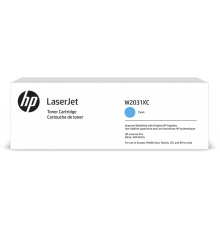 Картридж лазерный HP 415X W2031XC голубой (6000стр.) для HP LJ M454/MFP M479 (техн.упак)