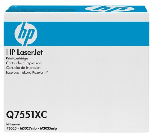 Картридж лазерный HP Q7551XC черный (13000стр.) для HP LJ P3005/M3035/M3027 (техн.упак) Картридж лазерный HP Q7551XC черный (13000стр.) для HP LJ P3005/M3035/M3027 (техн.упак)