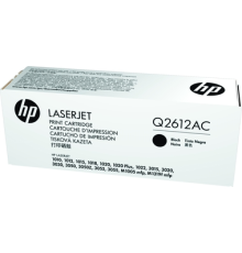 Картридж лазерный HP Q2612AC черный (2000стр.) для HP LJ 1010/1012/1015/1018/1020/1022 (техн.упак)