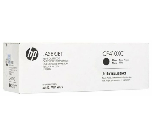 Картридж лазерный HP 410X CF410XC черный (6500стр.) для HP LJ Pro M452/M477 (техн.упак)