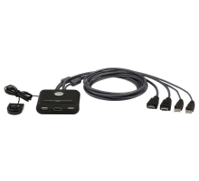 Квм переключатель ATEN 2-Port USB FHD HDMI Cable KVM Switch (CS22HF-AT)