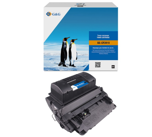 Cartridge G&G 81X для HP LJ M605/M606/M630 (25 000 стр) (аналог CF281X) (GG-CF281X)