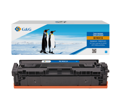 Картридж Cartridge G&G for HP CLJ Pro M155;M182nw/M183fw, with chip (850) (GG-W2411A) Картридж Cartridge G&G for HP CLJ Pro M155;M182nw/M183fw, with chip (850) (GG-W2411A)