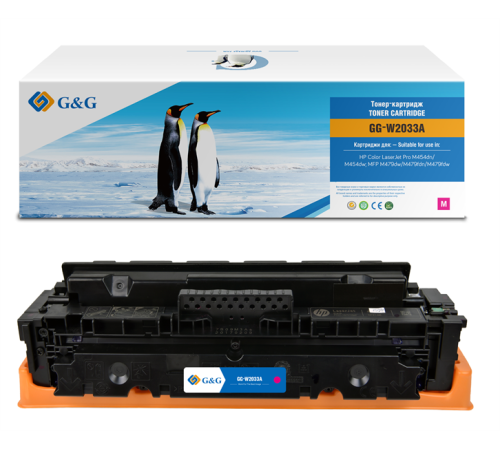 Картридж Cartridge G&G for HP CLJ Pro M454dn/M454dw; M479dw/M479fdn/M479fdw, with chip (2100) (GG-W2033A) Картридж Cartridge G&G for HP CLJ Pro M454dn/M454dw; M479dw/M479fdn/M479fdw, with chip (2100) (GG-W2033A)