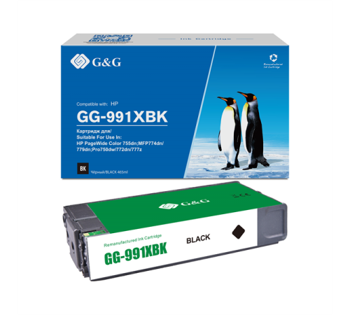 Картридж Cartridge G&G 991X for PageWide Managed, black (20 000) (GG-991XBK)