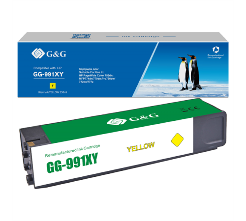 Картридж Cartridge G&G 991X for PageWide Managed, yellow (16 000) (GG-991XY)