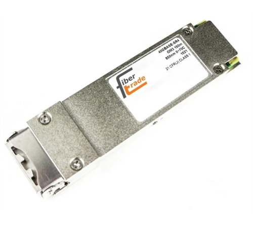 FiberTrade QSFP+ модуль, 40Гбит/с, 850нм, MPO/MTP-12, 100м (FT-QSFP+-SR4-M)