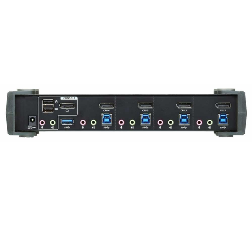 Квм переключатель ATEN 4P USB 4K DP/F. Audio KVMP/USB3.0 Switch (CS1924-AT-G)