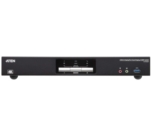 Квм переключатель ATEN 2-Port USB3.0 4K DisplayPort Dual Display KVM switch (CS1942DP-AT-G)