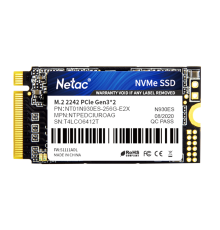Ssd накопитель Netac SSD N930ES PCIe 3 x2 M.2 2242 NVMe 3D NAND 256GB, R/W up to 1650/1260MB/s, 3y wty (NT01N930ES-256G-E2X)