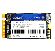 Ssd накопитель Netac SSD N930ES PCIe 3 x2 M.2 2242 NVMe 3D NAND 128GB, R/W up to 970/635MB/s, 3y wty (NT01N930ES-128G-E2X)