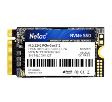 Ssd накопитель Netac SSD N930ES PCIe 3 x2 M.2 2242 NVMe 3D NAND 1TB, R/W up to 1650/1500MB/s, 3y wty (NT01N930ES-001T-E2X)