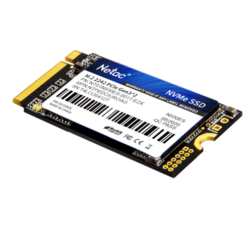Ssd накопитель Netac SSD N930ES PCIe 3 x2 M.2 2242 NVMe 3D NAND 1TB, R/W up to 1650/1500MB/s, 3y wty (NT01N930ES-001T-E2X) Ssd накопитель Netac SSD N930ES PCIe 3 x2 M.2 2242 NVMe 3D NAND 1TB, R/W up to 1650/1500MB/s, 3y wty (NT01N930ES-001T-E2X)