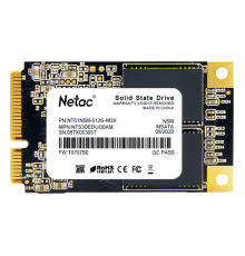 Ssd накопитель Netac SSD N5M mSATA SATAIII 3D NAND 512GB, R/W up to 540/490MB/s, 3y wty (NT01N5M-512G-M3X)