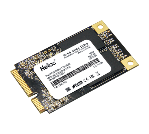 Ssd накопитель Netac SSD N5M mSATA SATAIII 3D NAND 512GB, R/W up to 540/490MB/s, 3y wty (NT01N5M-512G-M3X) Ssd накопитель Netac SSD N5M mSATA SATAIII 3D NAND 512GB, R/W up to 540/490MB/s, 3y wty (NT01N5M-512G-M3X)