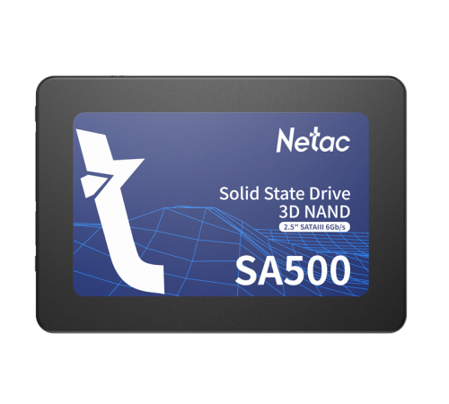 Ssd накопитель Netac SSD SA500 2.5 SATAIII 3D NAND 512GB, R/W up to 520/450MB/s, 3y wty (NT01SA500-512-S3X) Ssd накопитель Netac SSD SA500 2.5 SATAIII 3D NAND 512GB, R/W up to 520/450MB/s, 3y wty (NT01SA500-512-S3X)
