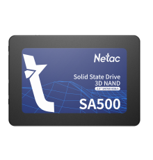 Ssd накопитель Netac SSD SA500 2.5 SATAIII 3D NAND 256GB, R/W up to 520/450MB/s, 3y wty (NT01SA500-256-S3X)