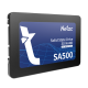 Ssd накопитель Netac SSD SA500 2.5 SATAIII 3D NAND 256GB, R/W up to 520/450MB/s, 3y wty (NT01SA500-256-S3X)