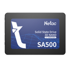 Ssd накопитель Netac SSD SA500 2.5 SATAIII 3D NAND 128GB, R/W up to 500/400MB/s, 3y wty (NT01SA500-128-S3X)