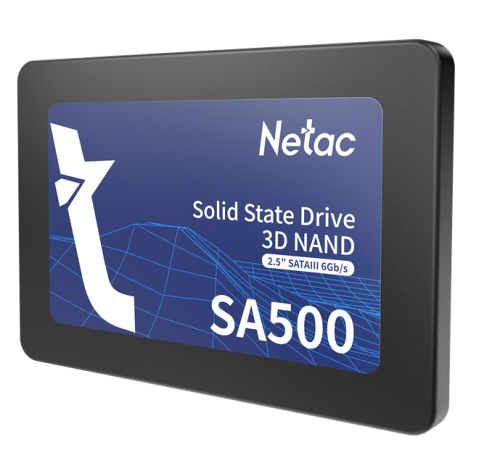 Ssd накопитель Netac SSD SA500 2.5 SATAIII 3D NAND 480GB, R/W up to 520/450MB/s, 3y wty (NT01SA500-480-S3X) Ssd накопитель Netac SSD SA500 2.5 SATAIII 3D NAND 480GB, R/W up to 520/450MB/s, 3y wty (NT01SA500-480-S3X)