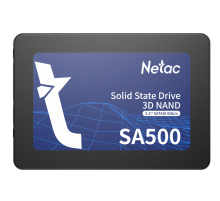 Ssd накопитель Netac SSD SA500 2.5 SATAIII 3D NAND 240GB, R/W up to 520/450MB/s, 3y wty (NT01SA500-240-S3X)