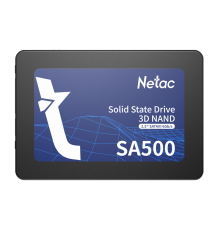 Ssd накопитель Netac SSD SA500 2.5 SATAIII 3D NAND 120GB, R/W up to 500/400MB/s, 3y wty (NT01SA500-120-S3X)