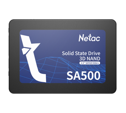 Ssd накопитель Netac SSD SA500 2.5 SATAIII 3D NAND 120GB, R/W up to 500/400MB/s, 3y wty (NT01SA500-120-S3X) Ssd накопитель Netac SSD SA500 2.5 SATAIII 3D NAND 120GB, R/W up to 500/400MB/s, 3y wty (NT01SA500-120-S3X)