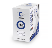 Cabeus UTP-4P-Cat.5e-SOLID-GY-LIGHT Кабель витая пара UTP (U/UTP), категория 5e, 4 пары 0,47мм (24 AWG), PVC нг(А)-LS, серый (305 м) (UTP-4P-Cat.5e-SOLID-GY-LIGHT)