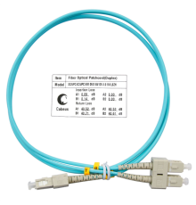 Cabeus FOP-50-SC-SC-1m Шнур оптический duplex SC-SC 50/125 mm OM3 1м LSZH (FOP-50-SC-SC-1m)