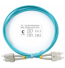 Cabeus FOP-50-SC-SC-2m Шнур оптический duplex SC-SC 50/125 mm OM3 2м LSZH (FOP-50-SC-SC-2m)