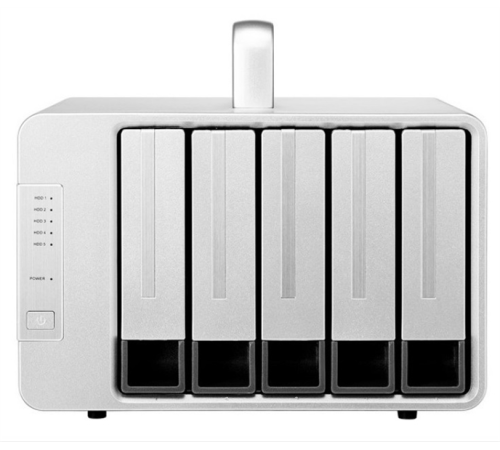 Система хранения данных TerraMaster Direct Attached Storage (DAS) w/o HDD5Bay Thunderbolt 3 RAID 0/1/5/10/JBOD/SINGLE (D5-Thunderbolt3)