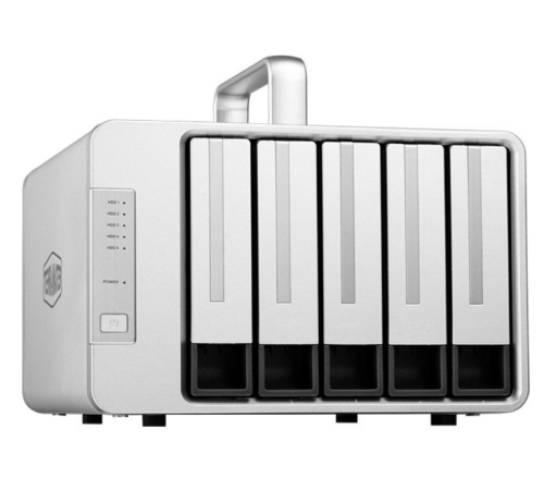 Система хранения данных TerraMaster Direct Attached Storage (DAS) w/o HDD5Bay Thunderbolt 3 RAID 0/1/5/10/JBOD/SINGLE (D5-Thunderbolt3)