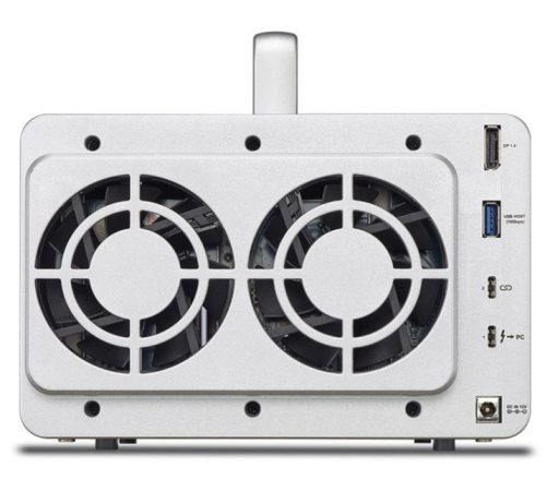 Система хранения данных TerraMaster Direct Attached Storage (DAS) w/o HDD5Bay Thunderbolt 3 RAID 0/1/5/10/JBOD/SINGLE (D5-Thunderbolt3)