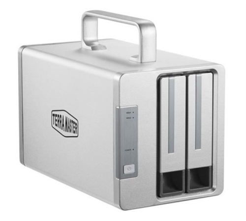 Система хранения данных TerraMaster Direct Attached Storage (DAS) w/o HDD2Bay Thunderbolt 3 RAID 0/1/JBOD/SINGLE (D2-Thunderbolt3)