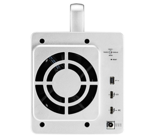 Система хранения данных TerraMaster Direct Attached Storage (DAS) w/o HDD2Bay Thunderbolt 3 RAID 0/1/JBOD/SINGLE (D2-Thunderbolt3)