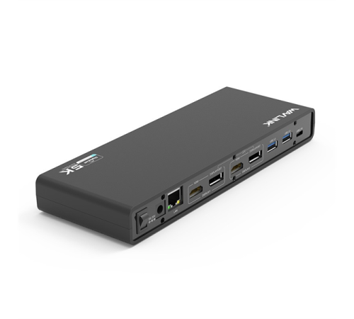 Док-станция Docking Station WAVLINK USB-C&USB3.0 Ultra 5K(Dual 4K) Universal Include 20V/2.5A Power Adaper/ 6xUSB3.0/2xDP 4K 60HZ/2xHDMI 4K 60HZ/1xGigabit LAN/1xAudio In/Out/ Not Support Power Delivery (WL-UG69DK1)
