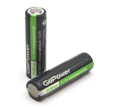 Аккумулятор Li-ion GoPower 18650 (Pan. NCR18650B) PC1 3.6V 3400mAh без защиты плос.конт. (1/96/192) Аккумулятор Li-ion GoPower 18650 (Pan. NCR18650B) без защиты с плоским контактом (00-00015349) Аккумулятор Li-ion GoPower 18650 (Pan. NCR18650B) PC1 3.6V 3400mAh без защиты плос.конт. (1/96/192) Аккумулятор Li-ion GoPower 18650 (Pan. NCR18650B) без защиты с плоским контактом (00-00015349)
