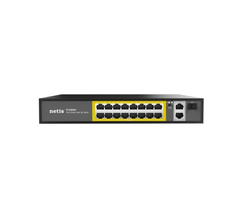 Коммутатор 16PORT 10/100M 16POE+2XGE+SFP P116GH NETIS